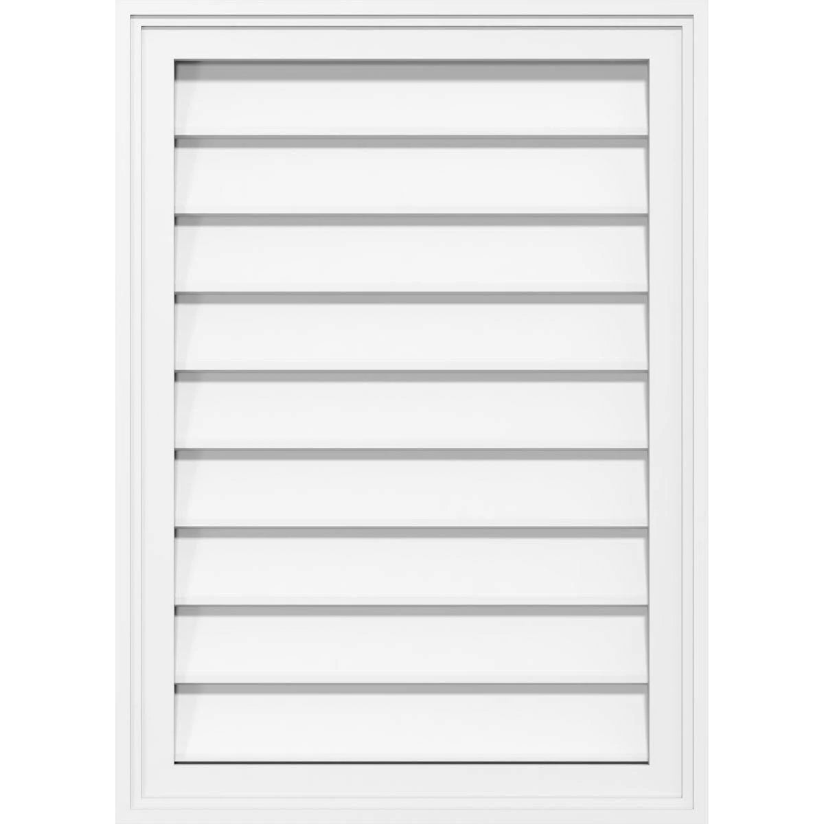 Vertical Surface Mount PVC Gable Vent K3813