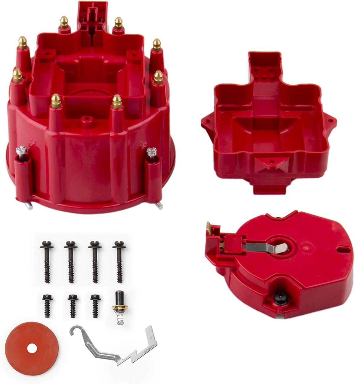Red HEI Distributor Cap & Rotor A2897