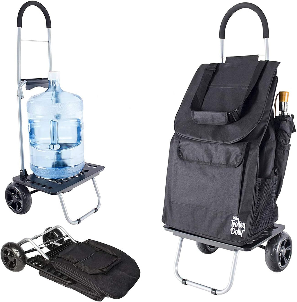 Brown Foldable Shopping Cart M58843