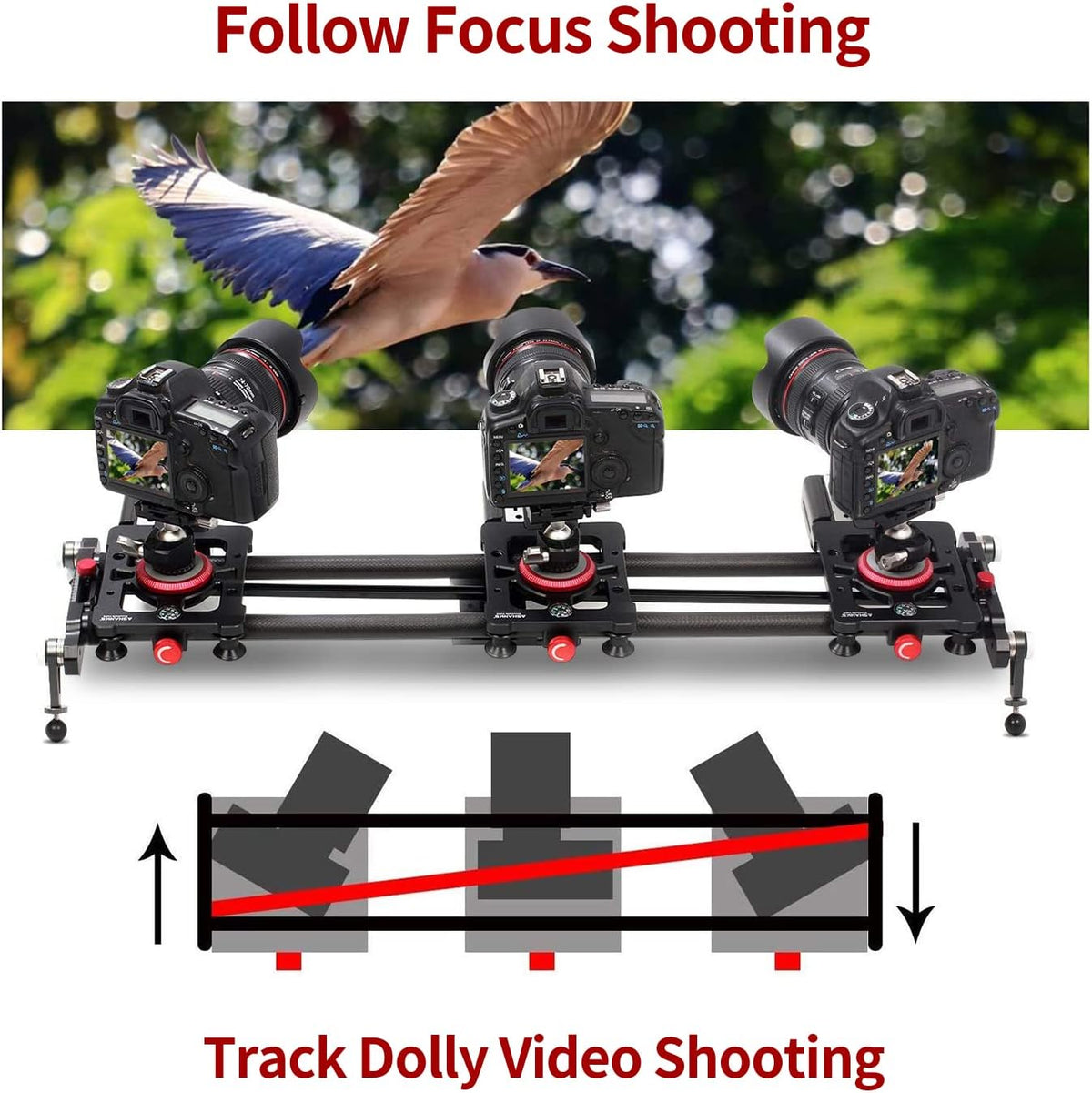 Motorized Carbon Fiber Camera Slider E958932