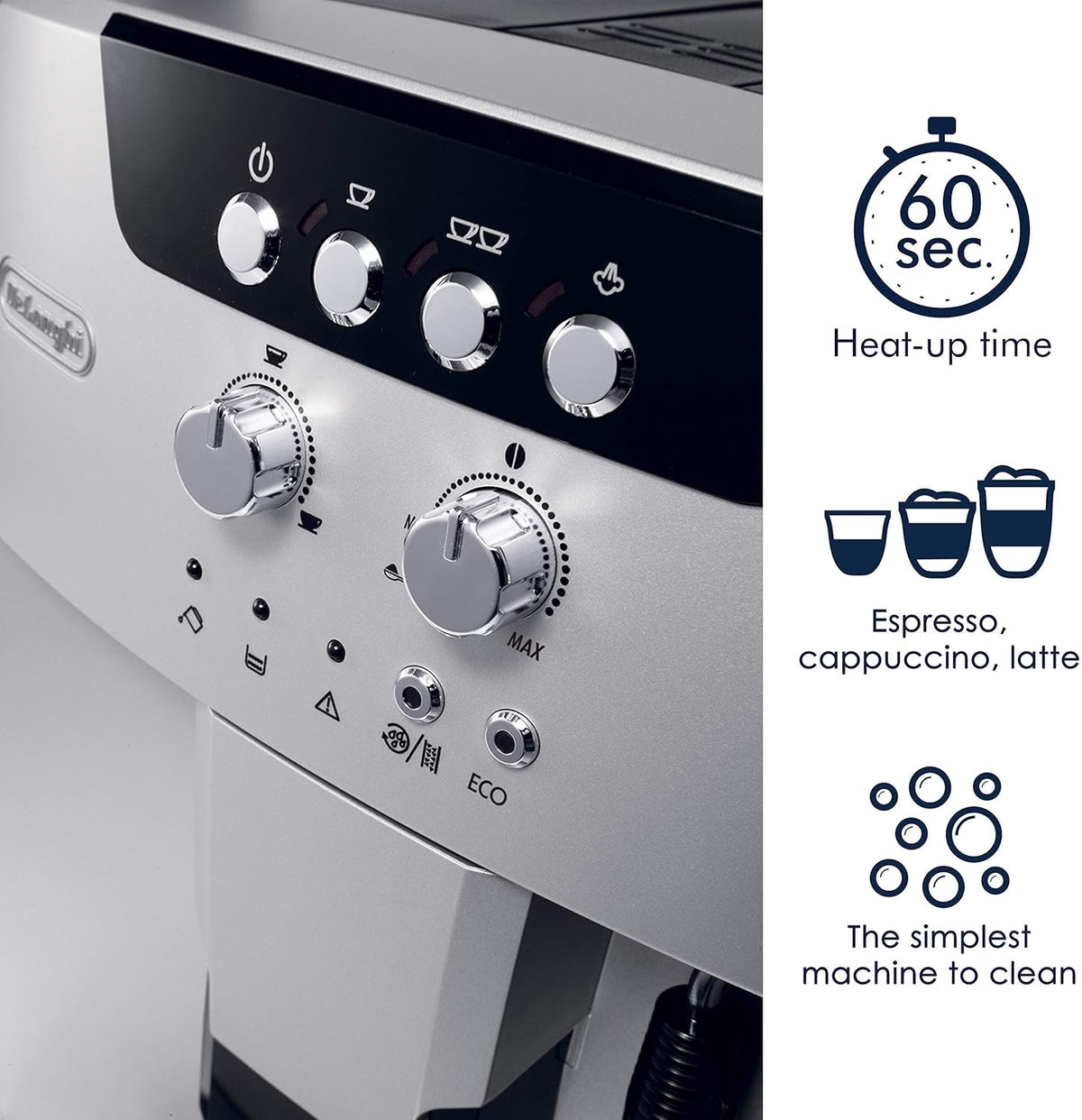 Silver Fully Automatic Espresso Machine U59755