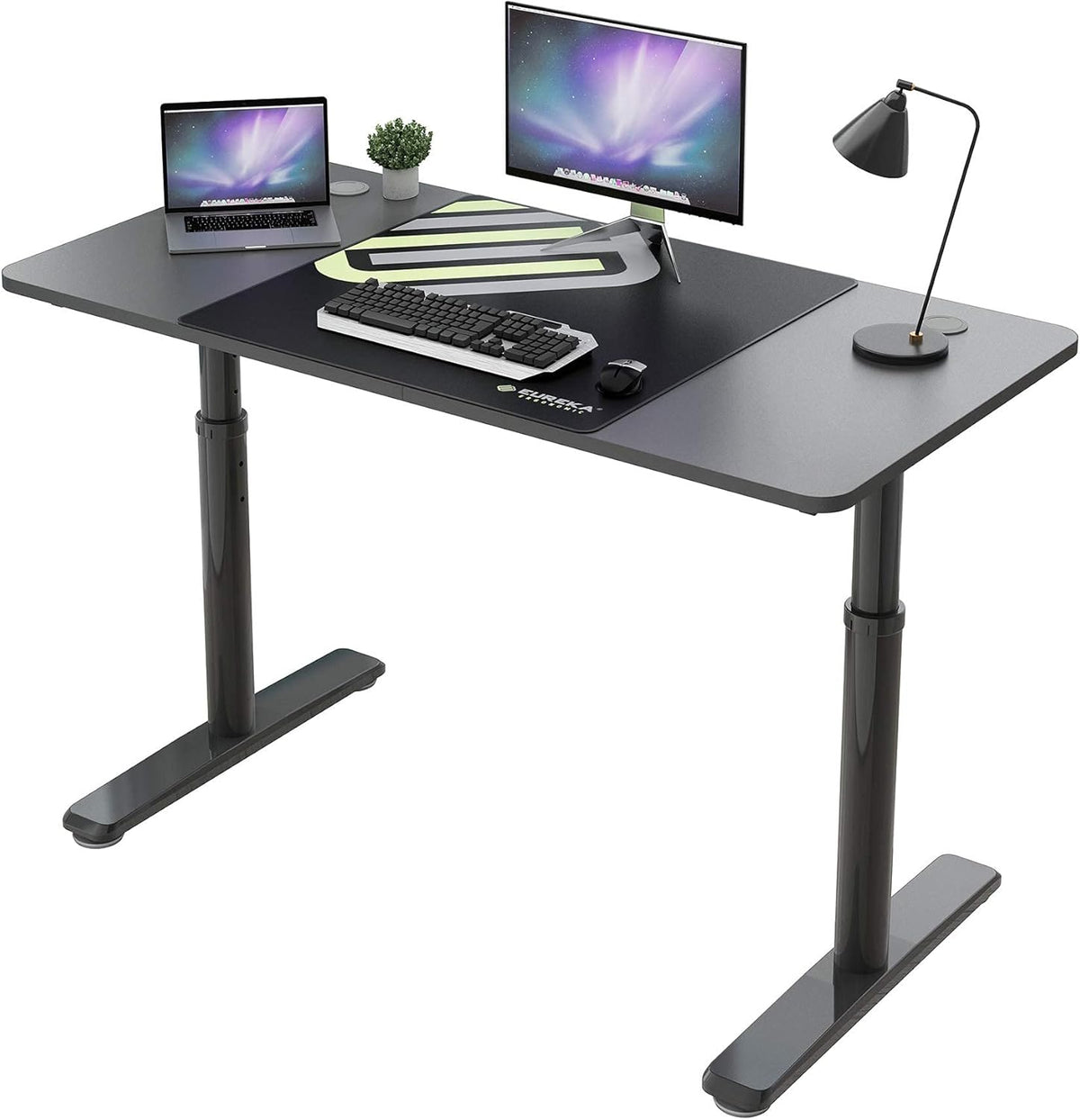 47 Inch Black Adjustable Computer Desk X98103
