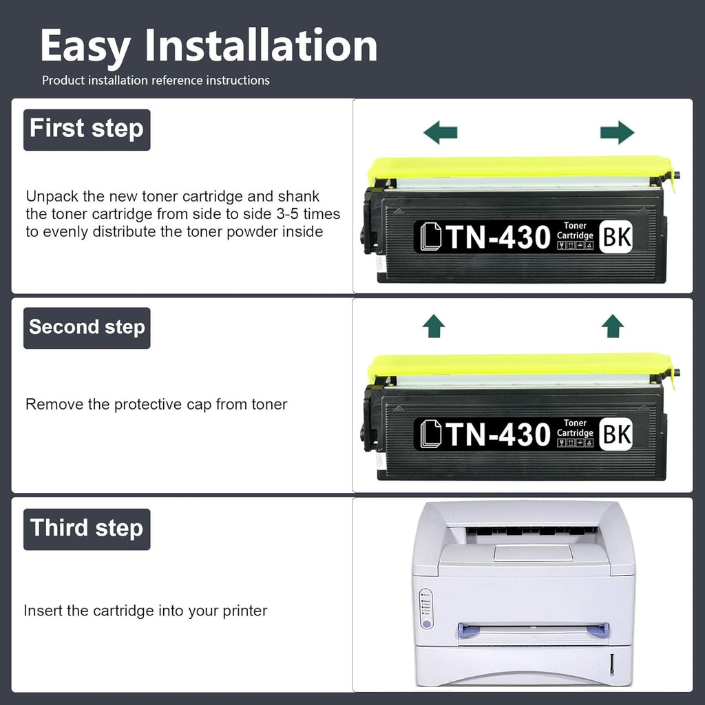 2 Pack Compatible Black Toner Cartridge F215608