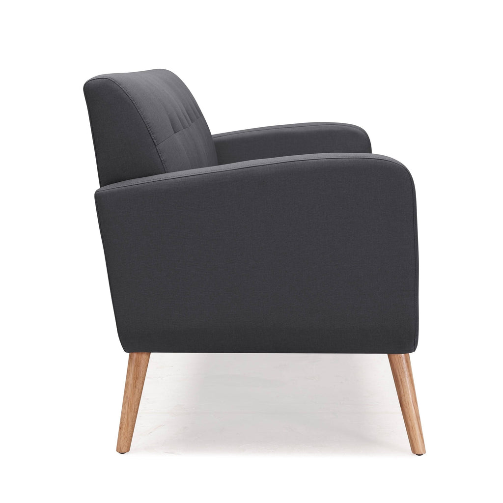 Charcoal Linen Armless Sofa L30841