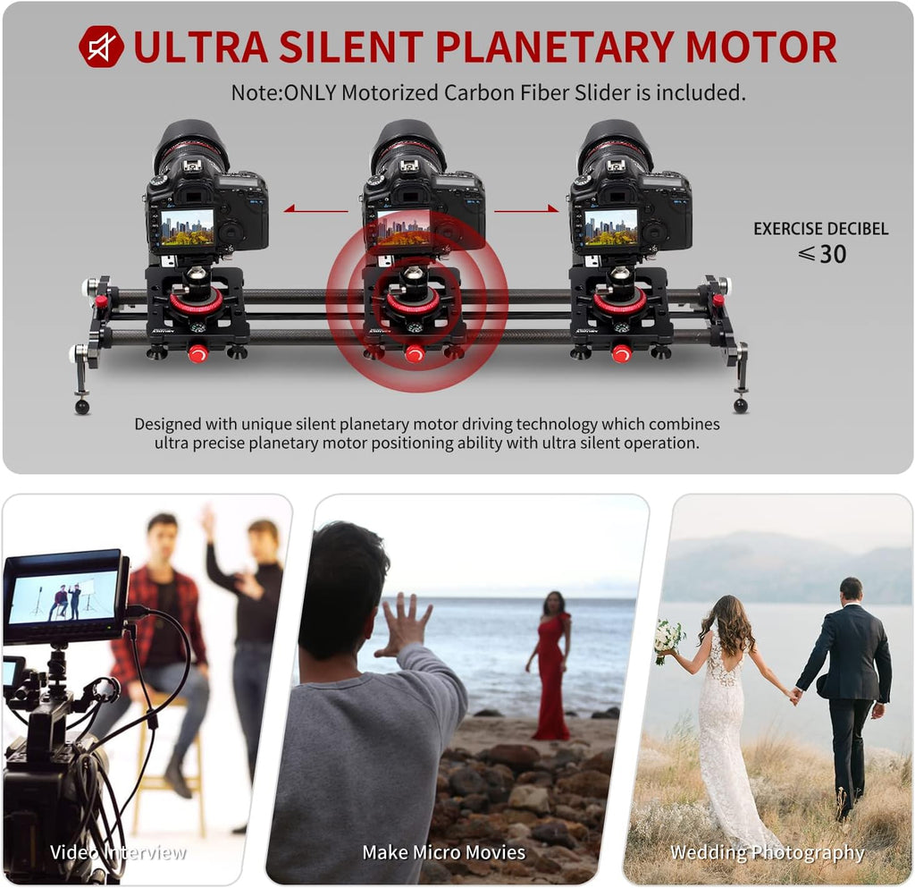 Motorized Carbon Fiber Camera Slider E958932