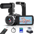 8K Video Camera 64MP Camcorder 18X Digital Zoom IR Night Vision WiFi P387388
