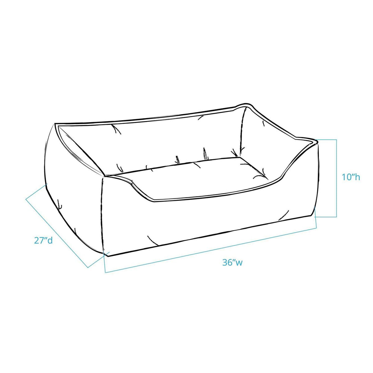 Vintage Dog Bed O9579