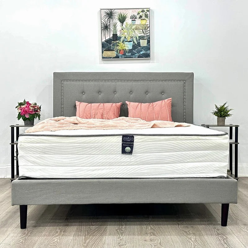 Twin Size 12 Inch Memory Foam Pocket Spring Hybrid Mattress S6447
