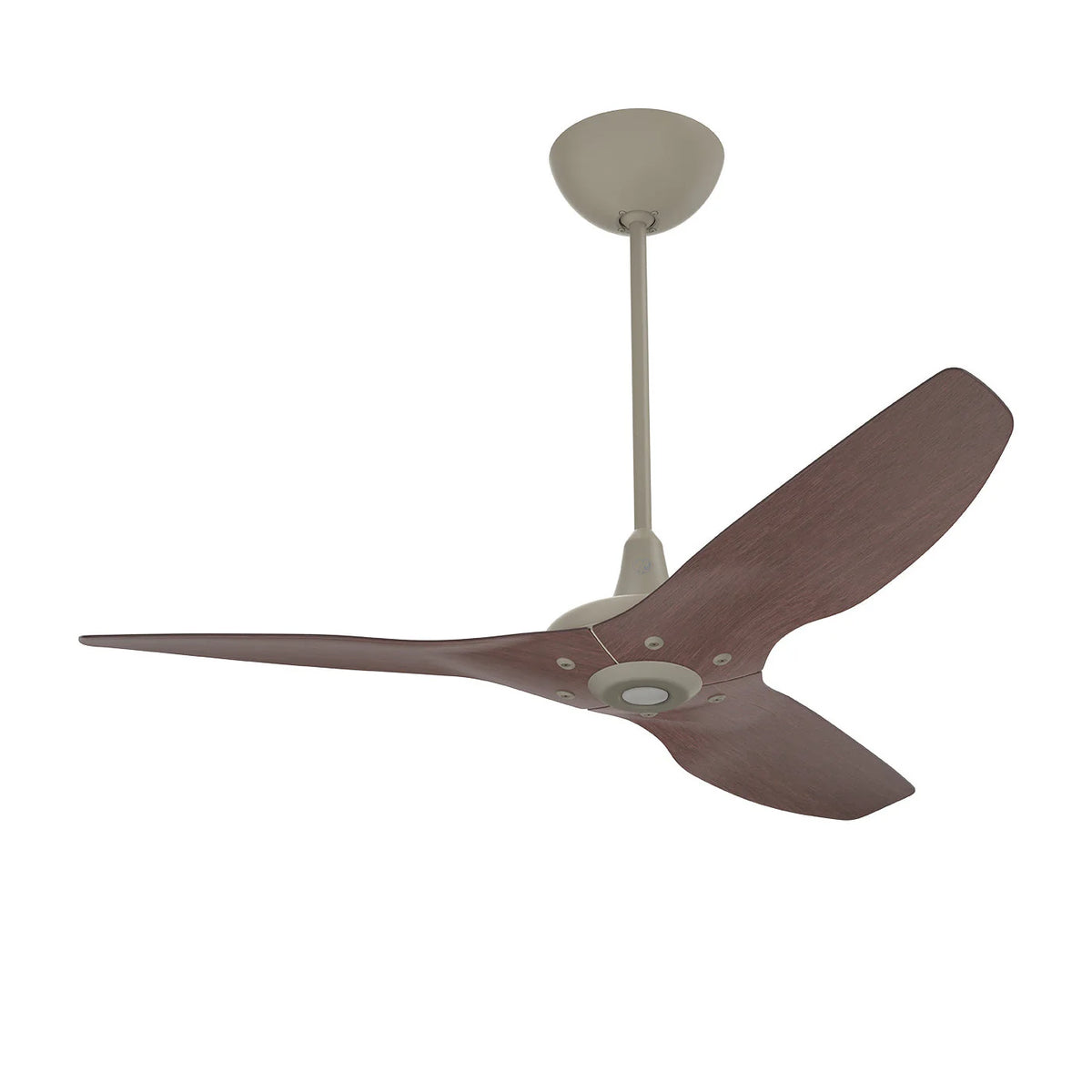 52 Ceiling Fan with Cocoa Bamboo Blades and Satin Nickel Finish D893375