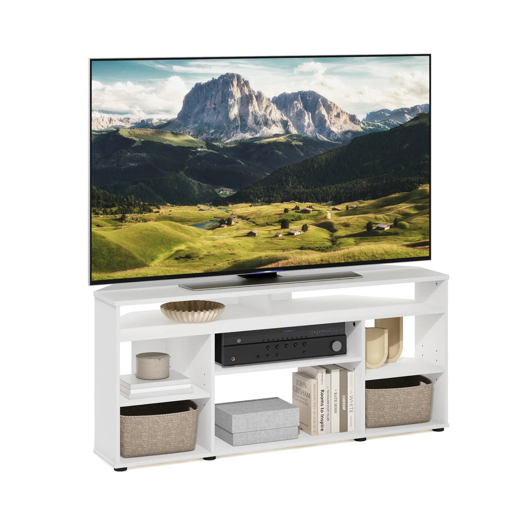 Corner TV Stand up to 55 Inches White E91963