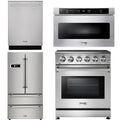 30 inch Electric Range Microwave Refrigerator Dishwasher V585186