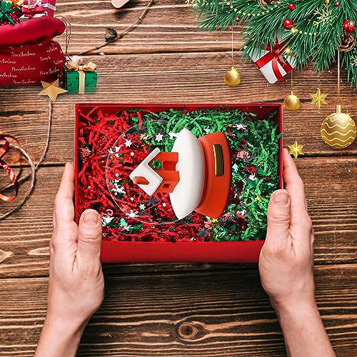 1LB Christmas Crinkle Cut Paper Shred Filler P51421