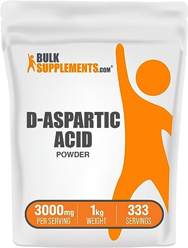 D-Aspartic Acid Powder Unflavored 3000mg 1 Kilogram A15980