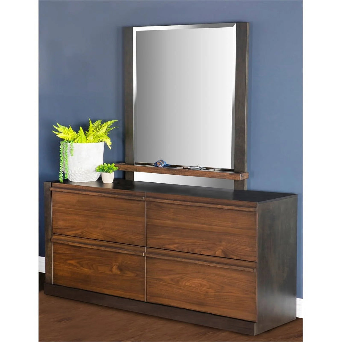 4-Drawer Modern Wood Dresser R421100