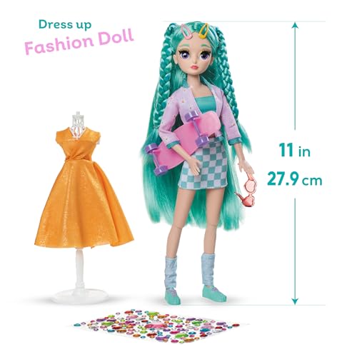 Fashion Doll with Outfit, Accessories, Skateboard & Designer Set T628