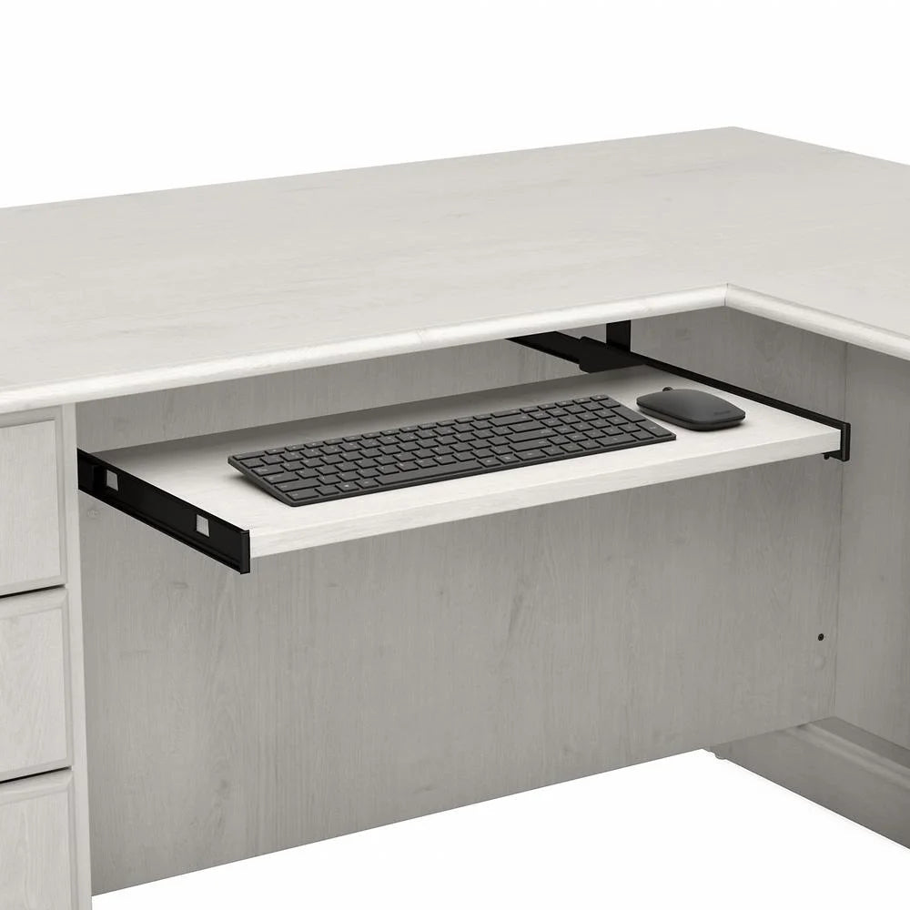 L Shaped Desk with Storage P822