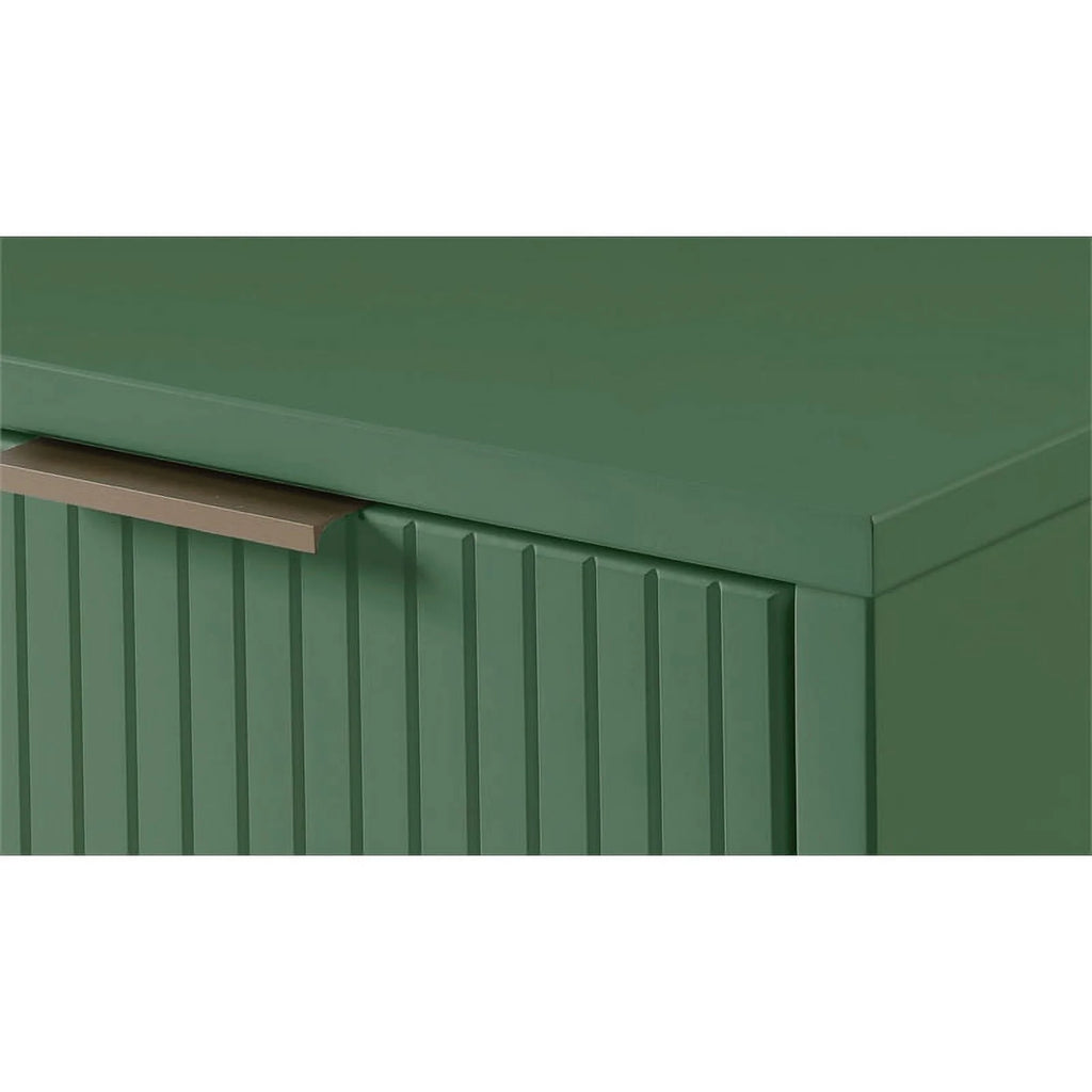 Sage Green Engineered Wood Double Dresser I384