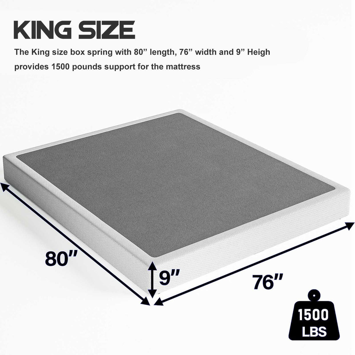9 inch King Metal Box Spring M771