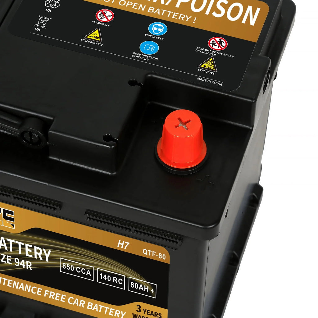 12v 80ah 850CCA Automotive Battery A198077
