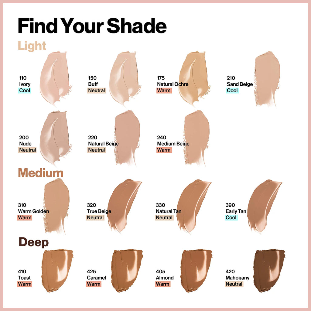 Matte Foundation, 210 Sand Beige 1.0 Fl Oz (Pack of 8) V573463