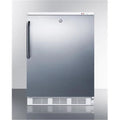 24 in. Counter Height Manual Defrost All-Freezer with Lock - White H640
