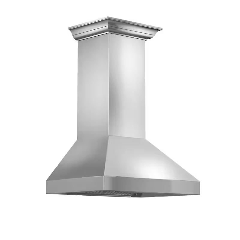 36 in. 500 CFM Convertible Wall Mount Range Hood in Stainless Steel V507617