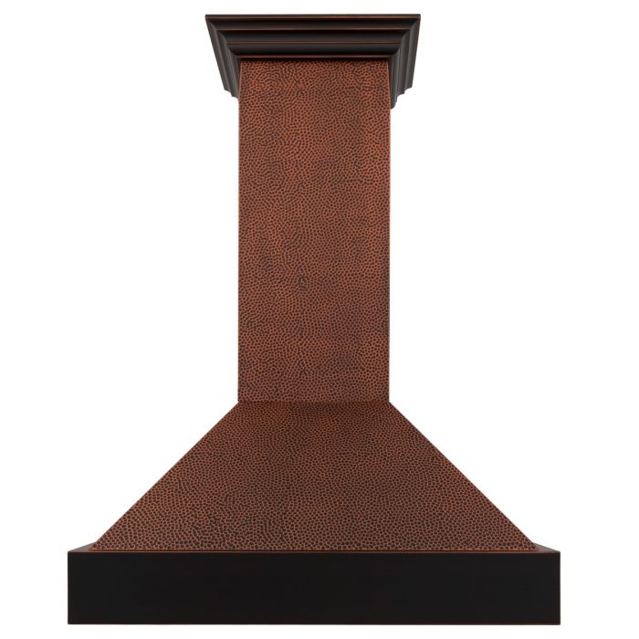 36 in. Hand-Hammered Copper Finish Wall Range Hood D983690