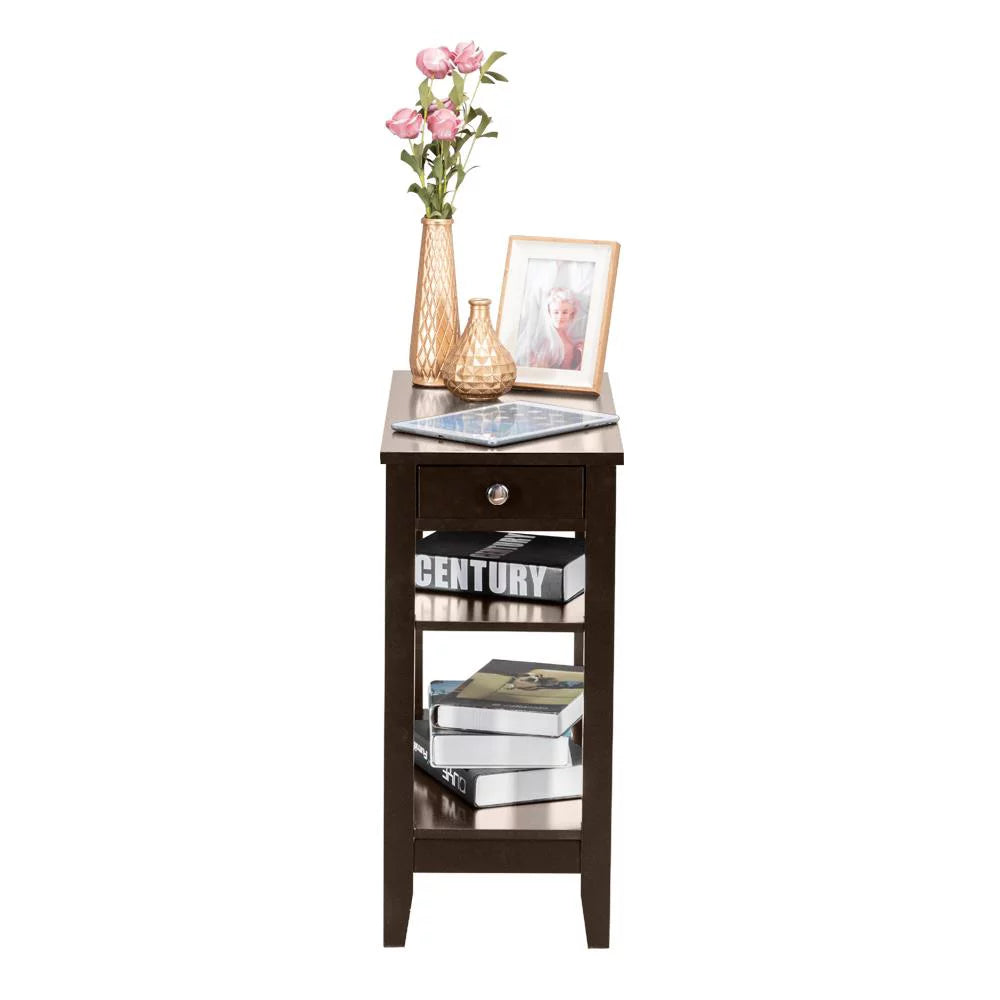 Narrow MDF 24 inch Chairside End Table R41441