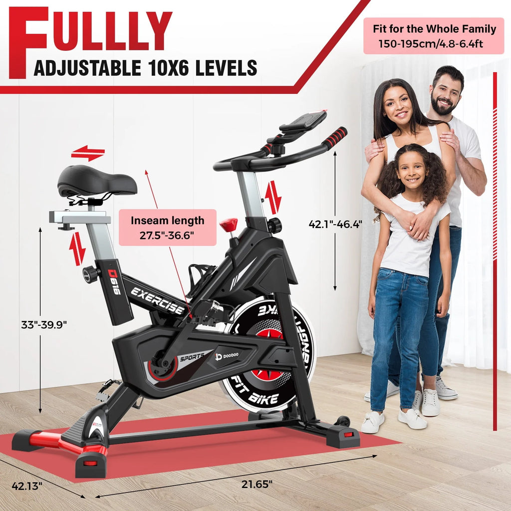 Magnetic Exercise Bike 40lbs Flywheel 350lbs K12485