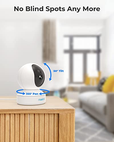 3MP HD Indoor WiFi Pan Tilt Security Camera 2 Pack E85337