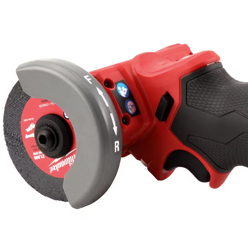 12V Brushless Cordless Cut Off Saw Kit with 3 in. Metal Cut Off Wheels U75644