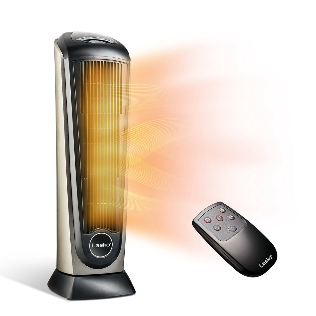 1500W Oscillating Ceramic Tower Space Heater with Remote H861