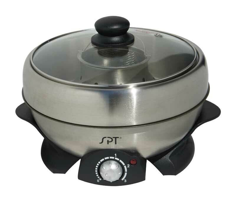 Multi Cooker stainless steel with centre strainer B73617