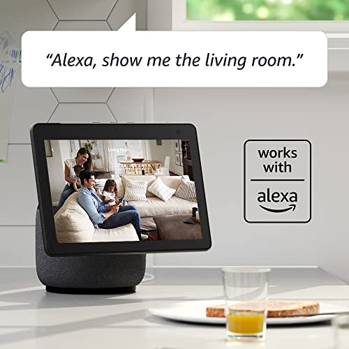 Compact Indoor Plug-In Smart Security Camera, 1080p HD, Night Vision, White K853936