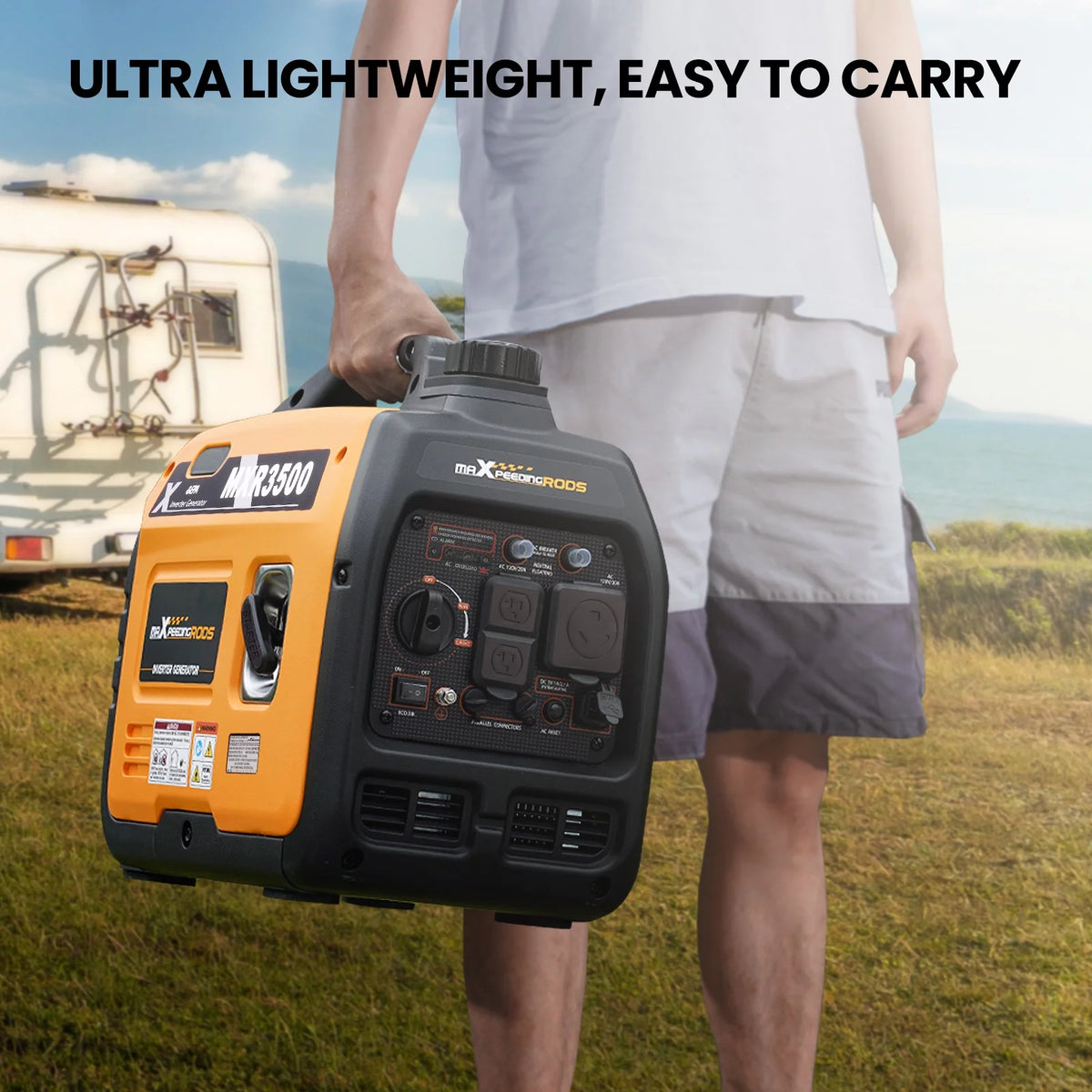 3500 Watt Super Quiet Suitcase Inverter Generator M668