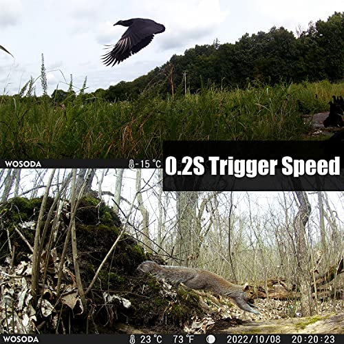 36MP Trail Camera with Night Vision Motion Activated Waterproof M6454