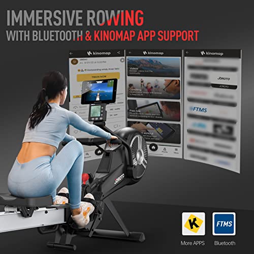 Foldable Air Magnetic Rowing Machine with Monitor L1938