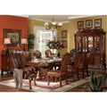 Cherry Oak Double Pedestal Dining Table Q87347