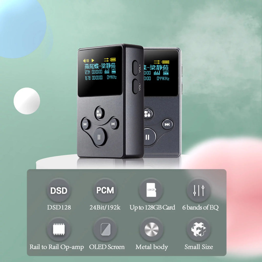 HiFi Player with Lossless Playback, TF Card Reading to 128GB Z843244