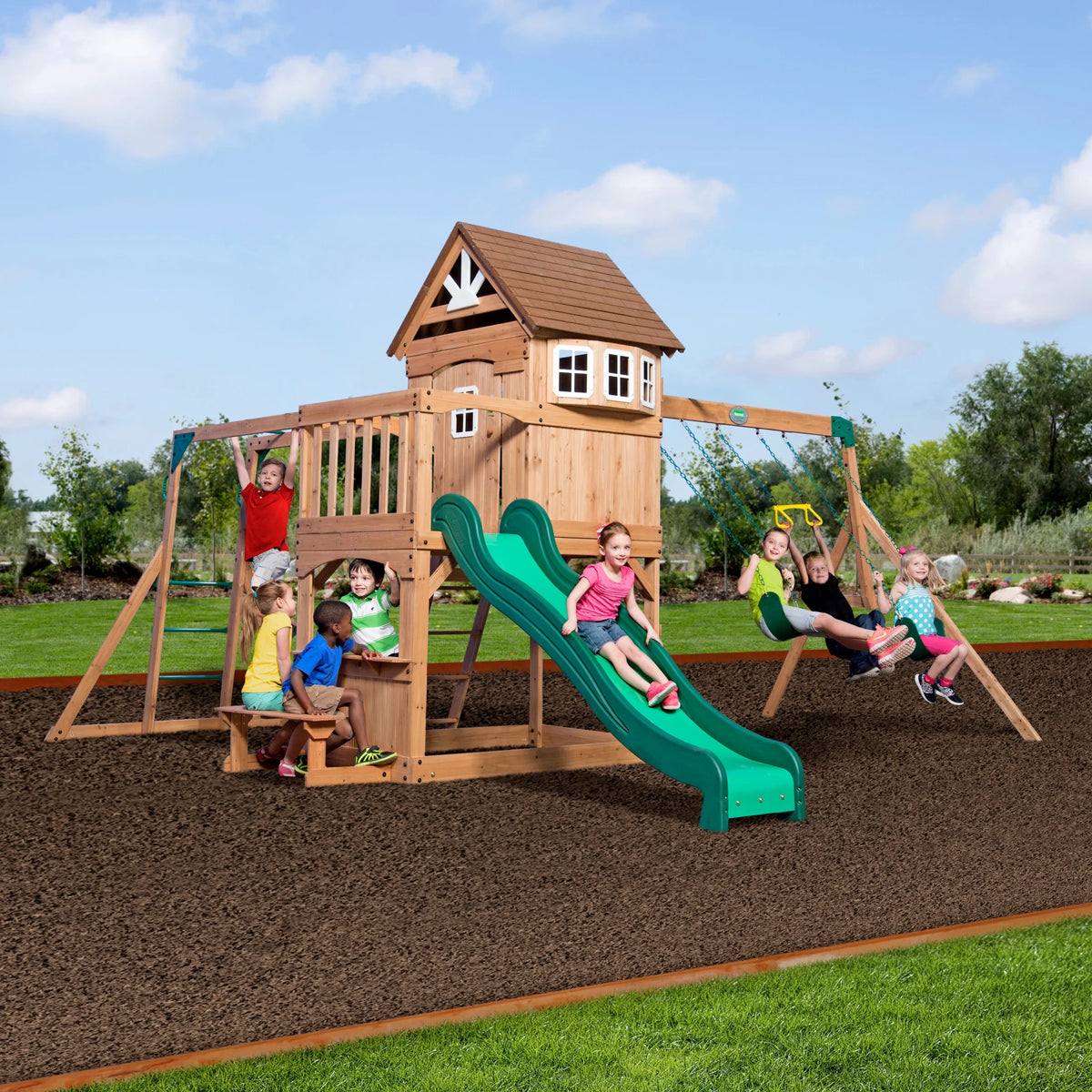 All Cedar Swing Set G99826