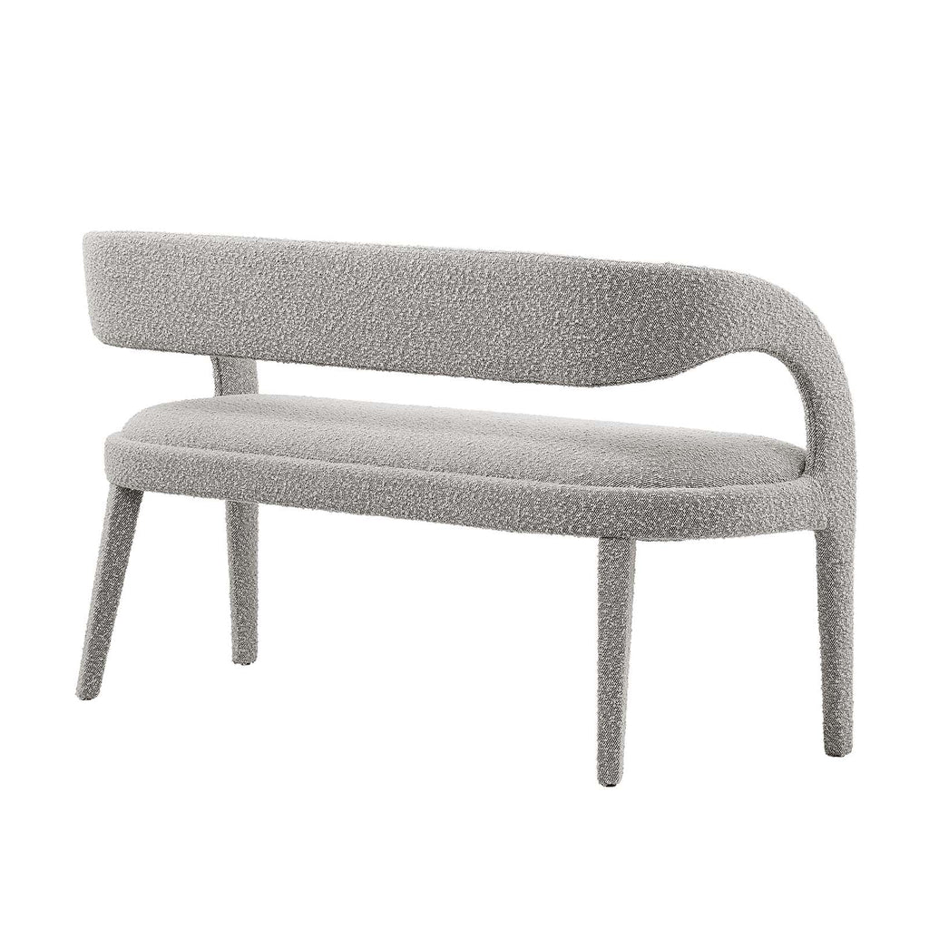 Boucle Fabric Accent Bench Q8505