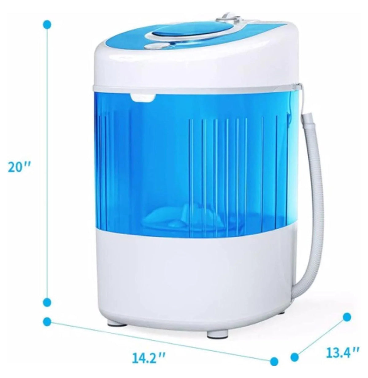 Portable Mini Washer with Spin Dryer, 7.7 lbs Capacity J816994
