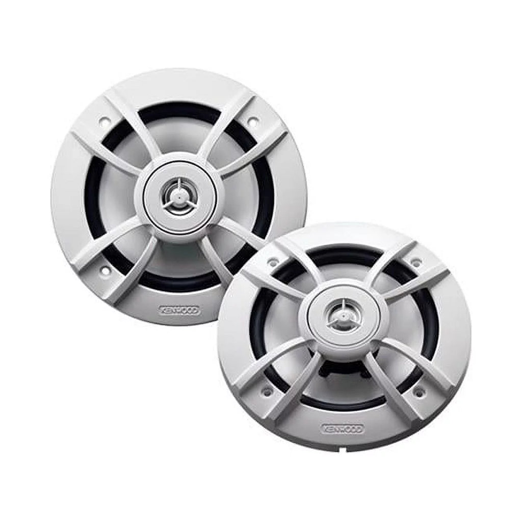 6.5" 2-Way Water-Resistant Marine Speakers with White Grilles K736643