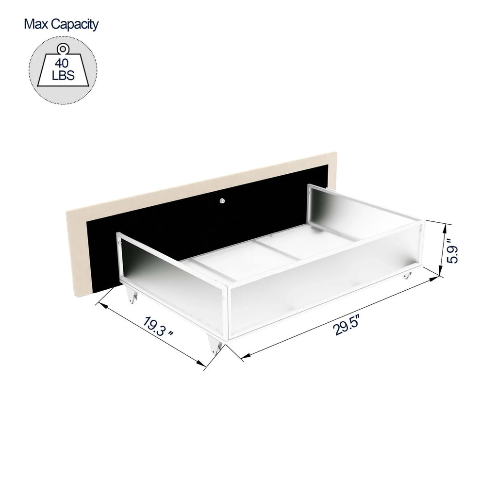 Queen Size Velvet Upholstered Platform Bed with Headboard and 4 Drawers S6838