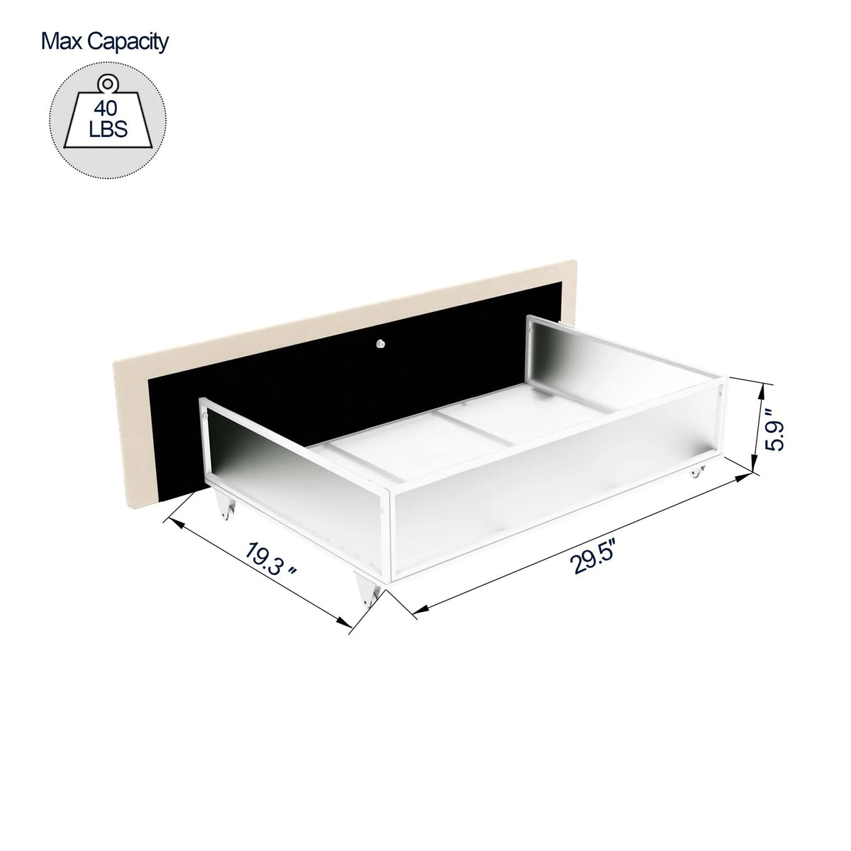 Queen Size Velvet Upholstered Platform Bed with Headboard and 4 Drawers S6838