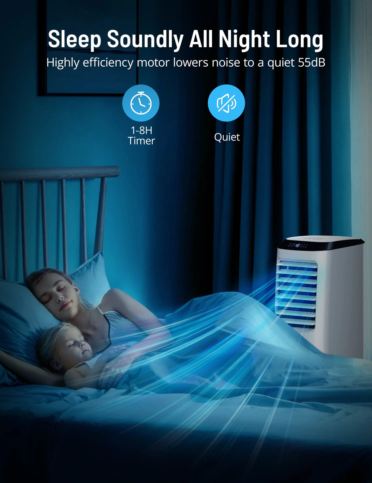 4-in-1 Evaporative Air Cooler with Remote Y2445