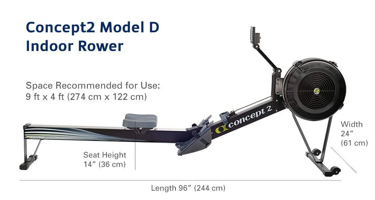Indoor Rower with PM5, Black Z496411