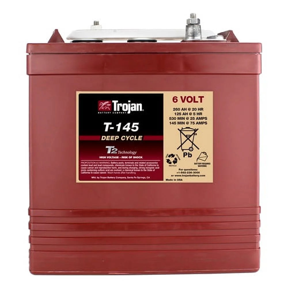 6 Volt 260 AH Deep Cycle Battery 6 Pack H6961