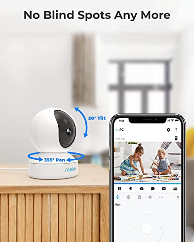 3MP HD Indoor WiFi Pan Tilt Security Camera 2 Pack E85337