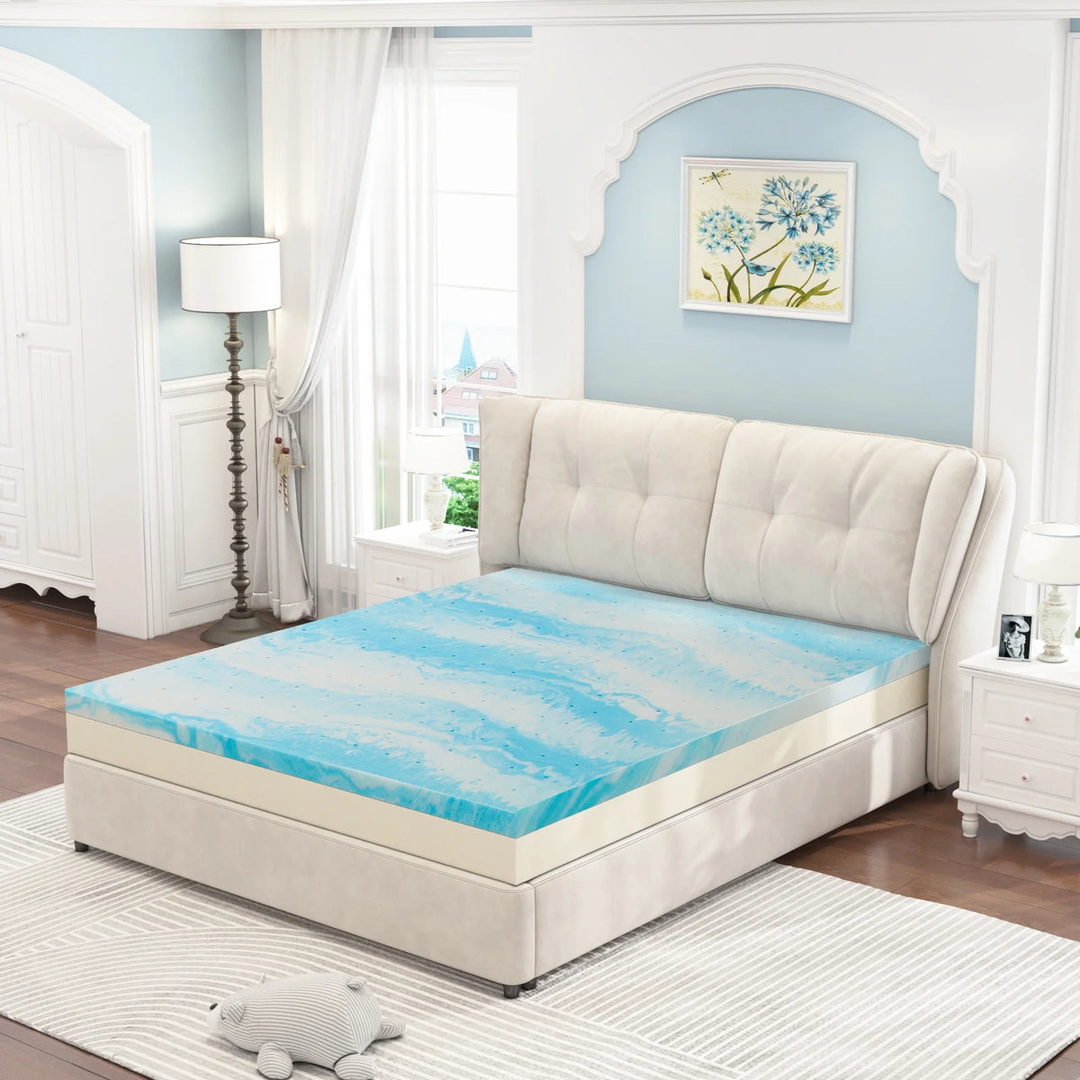 3 Inch Twin Gel Memory Foam Mattress Topper Y206614